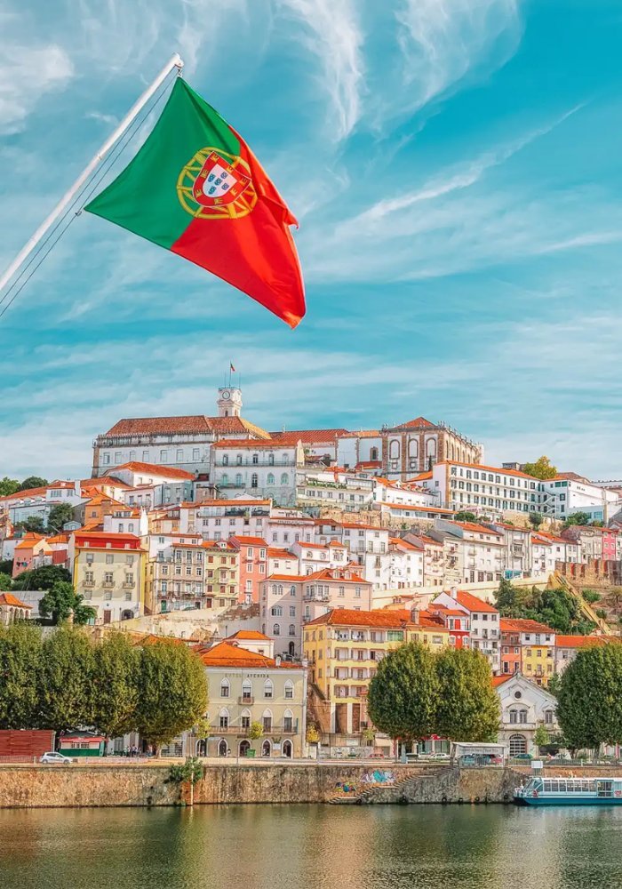 A wedding setting in Portugal, one of the destinations where Swish Soirées plans weddings